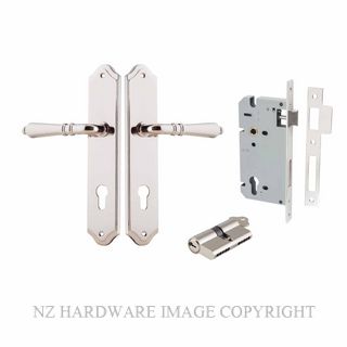 IVER 14212KENTR60KK SARLAT KEY-KEY ENTRANCE LOCK KITSET SHOULDERED PLATE POLISHED NICKEL