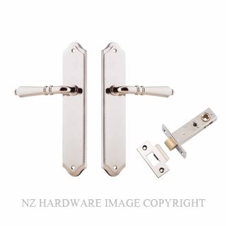 IVER 14212KPASS60 SARLAT PASSAGE LATCH KITSET SHOULDERED PLATE POLISHED NICKEL