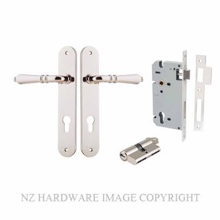 IVER 14224KENTR60KK SARLAT KEY-KEY ENTRANCE LOCK KITSET OVAL PLATE POLISHED NICKEL