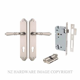 IVER 14712KENTR60KK SARLAT KEY-KEY ENTRANCE LOCK KITSET SHOULDERED PLATE SATIN NICKEL