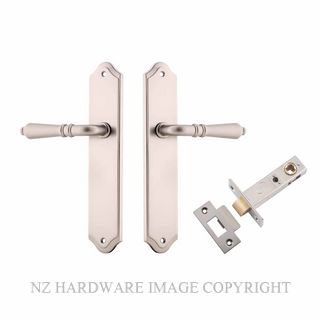 IVER 14712KPASS60 SARLAT PASSAGE LATCH KITSET SHOULDERED PLATE SATIN NICKEL