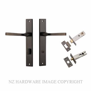 IVER 10708KPRIV60 ANNECY PRIVACY LATCH KITSET RECTANGULAR PLATE SIGNATURE BRASS