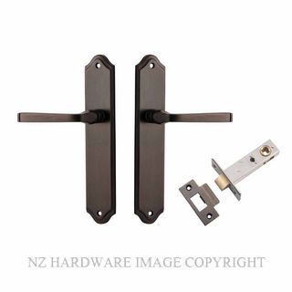 IVER 10720KPASS60 ANNECY PASSAGE LATCH KITSET SHOULDERED PLATE SIGNATURE BRASS