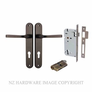 IVER 10732KENTR60KK ANNECY KEY-KEY ENTRANCE LOCK KITSET OVAL PLATE SIGNATURE BRASS