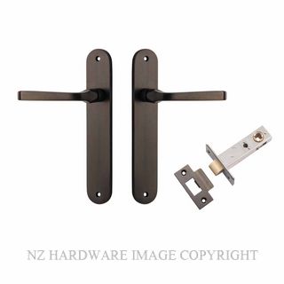 IVER 10732KPASS60 ANNECY PASSAGE LATCH KITSET OVAL PLATE SIGNATURE BRASS