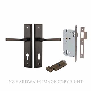 IVER 10744KENTR60KT ANNECY KEY-TURN ENTRANCE LOCK KITSET STEPPED PLATE SIGNATURE BRASS