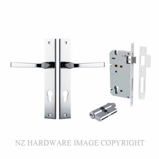 IVER 11708KENTR60KK ANNECY KEY-KEY ENTRANCE LOCK KITSET RECTANGULAR PLATE CHROME PLATE