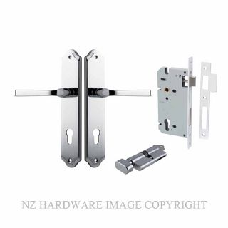 IVER 11720KENTR60KT ANNECY KEY-TURN ENTRANCE LOCK KITSET SHOULDERED PLATE CHROME PLATE