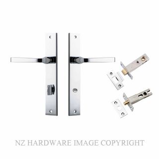 IVER 11708KPRIV60 ANNECY PRIVACY LATCH KITSET RECTANGULAR PLATE CHROME PLATE