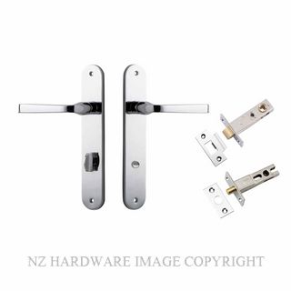 IVER 11732KPRIV60 ANNECY PRIVACY LATCH KITSET OVAL PLATE CHROME PLATE