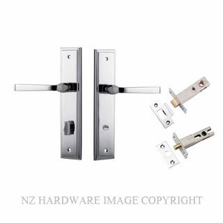 IVER 11744KPRIV60 ANNECY PRIVACY LATCH KITSET STEPPED PLATE CHROME PLATE