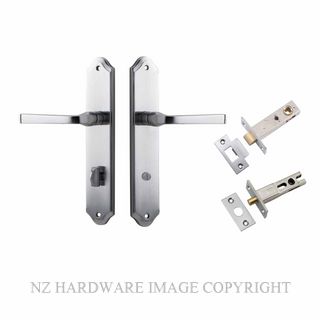 IVER 12220KPRIV60 ANNECY PRIVACY LATCH KITSET SHOULDERED PLATE BRUSHED CHROME