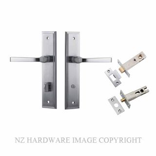 IVER 12244KPRIV60 ANNECY PRIVACY LATCH KITSET STEPPED PLATE BRUSHED CHROME