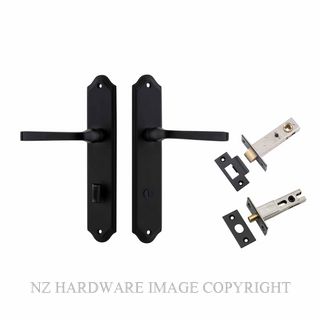 IVER 12720KPRIV60 ANNECY PRIVACY LATCH KITSET SHOULDERED PLATE MATT BLACK