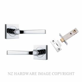 IVER 0394KPASS60 ANNECY PASSAGE LATCH KITSET SQUARE ROSE CHROME PLATE