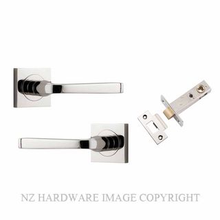 IVER 0398KPASS60 ANNECY PASSAGE LATCH KITSET SQUARE ROSE POLISHED NICKEL
