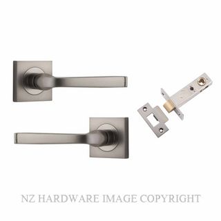 IVER 0399KPASS60 ANNECY PASSAGE LATCH KITSET SQUARE ROSE SATIN NICKEL