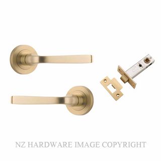IVER 0451KPASS60 ANNECY PASSAGE LATCH KITSET ROUND ROSE BRUSHED BRASS