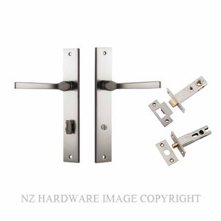 IVER 14708KPRIV60 ANNECY PRIVACY LATCH KITSET RECTANGULAR PLATE SATIN NICKEL
