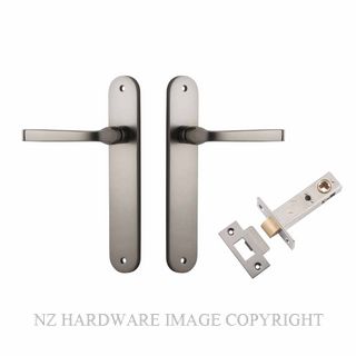IVER 14732KPASS60 ANNECY PASSAGE LATCH KITSET OVAL PLATE SATIN NICKEL