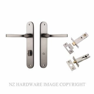 IVER 14732KPRIV60 ANNECY PRIVACY LATCH KITSET OVAL PLATE SATIN NICKEL