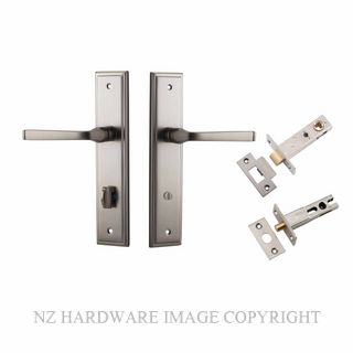 IVER 14744KPRIV60 ANNECY PRIVACY LATCH KITSET STEPPED PLATE SATIN NICKEL