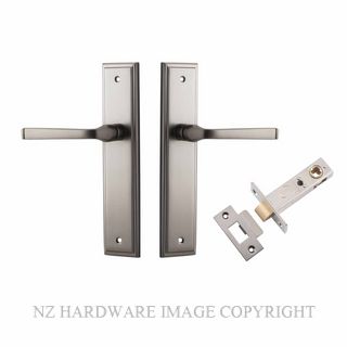 IVER 14744KPASS60 ANNECY PASSAGE LATCH KITSET STEPPED PLATE SATIN NICKEL