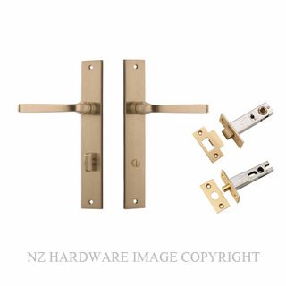 IVER 15708KPRIV60 ANNECY PRIVACY LATCH KITSET RECTANGULAR PLATE BRUSHED BRASS