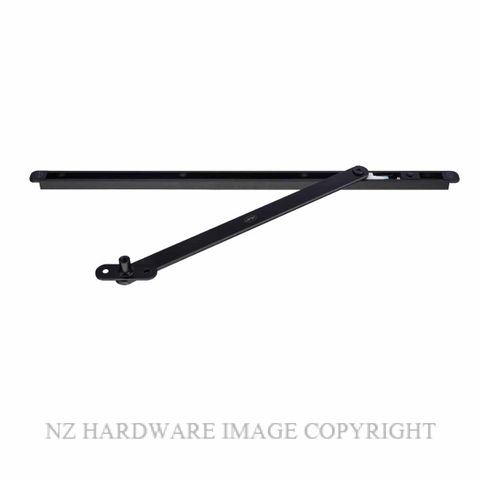 JNF IN.23.150.B CONCEALED OVERHEAD DOOR STOP BLACK