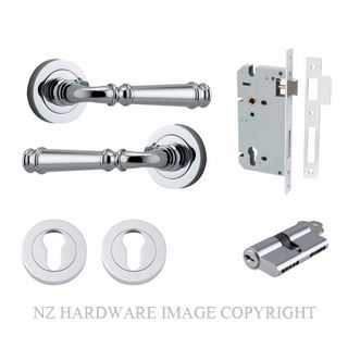 IVER 0314KENTR60KK VERONA KEY-KEY ENTRANCE LOCK KITSET ROUND ROSE CHROME PLATE