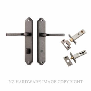 IVER 13720KPRIV60 ANNECY PRIVACY LATCH KITSET SHOULDERED PLATE DISTRESSED NICKEL