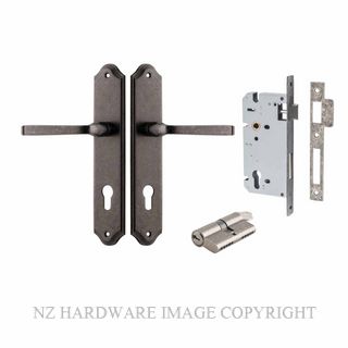 IVER 13720KENTR60KK ANNECY KEY-KEY ENTRANCE LOCK KITSET SHOULDERED PLATE DISTRESSED NICKEL