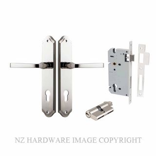 IVER 14220KENTR60KK ANNECY KEY-KEY ENTRANCE LOCK KITSET SHOULDERED PLATE POLISHED NICKEL