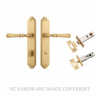 IVER 13218KPRIV60 VERONA PRIVACY LATCH KITSET SHOULDERED PLATE BRUSHED BRASS