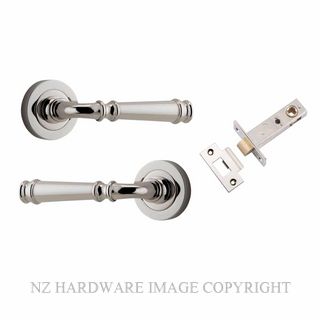 IVER 0318KPASS60 VERONA PASSAGE LATCH KITSET ROUND ROSE POLISHED NICKEL