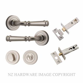 IVER 0319KPRIV60 VERONA PRIVACY LATCH KITSET ROUND ROSE SATIN NICKEL