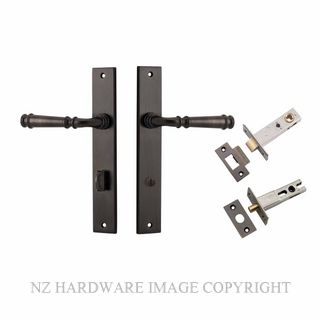 IVER 10706KPRIV60 VERONA PRIVACY LATCH KITSET RECTANGULAR PLATE SIGNATURE BRASS