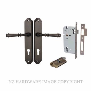 IVER 10718KENTR60KK VERONA KEY-KEY ENTRANCE LOCK KITSET SHOULDERED PLATE SIGNATURE BRASS