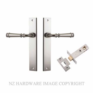 IVER 14706KPASS60 VERONA PASSAGE LATCH KITSET RECTANGULAR PLATE SATIN NICKEL