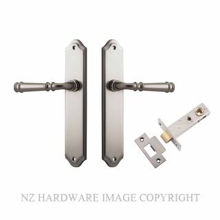 IVER 14718KPASS60 VERONA PASSAGE LATCH KITSET SHOULDERED PLATE SATIN NICKEL