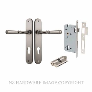 IVER 14730KENTR60KK VERONA KEY-KEY ENTRANCE LOCK KITSET OVAL PLATE SATIN NICKEL