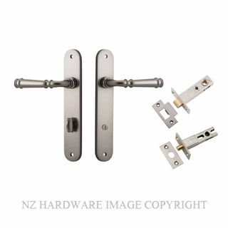 IVER 14730KPRIV60 VERONA PRIVACY LATCH KITSET OVAL PLATE SATIN NICKEL