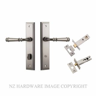 IVER 14742KPRIV60 VERONA PRIVACY LATCH KITSET STEPPED PLATE SATIN NICKEL