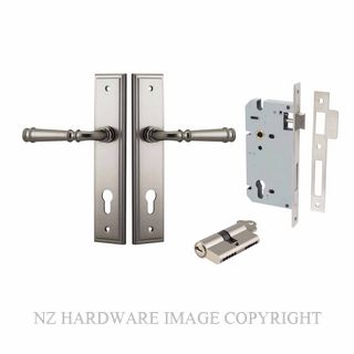 IVER 14742KENTR60KK VERONA KEY-KEY ENTRANCE LOCK KITSET STEPPED PLATE SATIN NICKEL