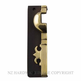 TRADCO 2018-K BOX LOCK KEEPER RIGHT HAND UNLACQUERED BRASS