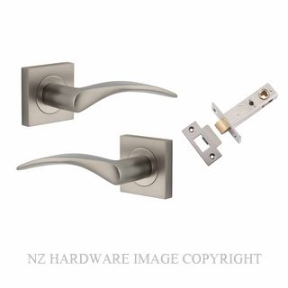 IVER 0289KPASS60 OXFORD PASSAGE LATCH KITSET SQUARE ROSE SATIN NICKEL