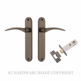 IVER 10728KPASS60 OXFORD PASSAGE LATCH KITSET OVAL PLATE SIGNATURE BRASS