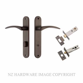 IVER 10728KPRIV60 OXFORD PRIVACY LATCH KITSET OVAL PLATE SIGNATURE BRASS