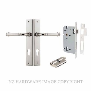 IVER 14206KENTR60KK VERONA KEY-KEY ENTRANCE LOCK KITSET RECTANGULAR PLATE POLISHED NICKEL