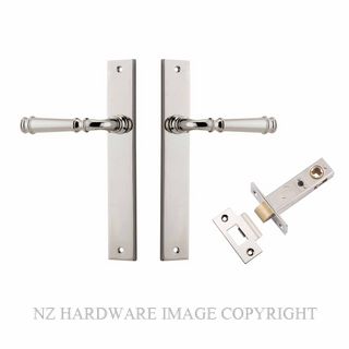 IVER 14206KPASS60 VERONA PASSAGE LATCH KITSET RECTANGULAR PLATE POLISHED NICKEL